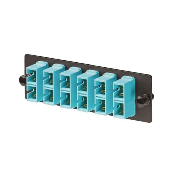 Panduit Port Panel, 1.4 in. H x 4.3 in. W x 1.9 in. L, Zirconia Ceramic FAP6WAQDSCZ - main